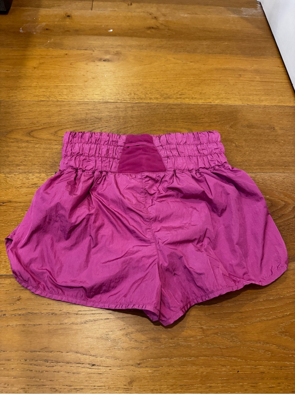 Fuchsia Free People Movement Ruffle Shorts - Picture 2 of 3